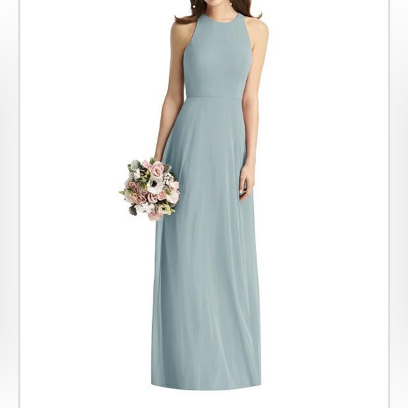 Hayley Paige Occasions Dresses Hayley Paige 574 Pewter Gray Silver